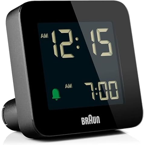 Braun Digital Alarm Clock with Snooze and Crescendo Beep Alarm Cover