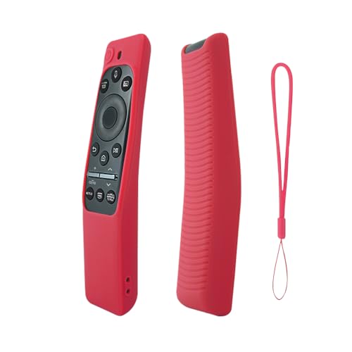 Image of 7SEVEN Compatible with Samsung Tv Remote Cover Suitable Model BN59-01XXXX Series Case to Protect Remote Control from Physical Damage, Ensure Smart Remote with 3 Hotkeys at Last Row Only Fit (RED)
