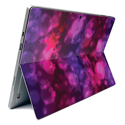 Image of MightySkins Carbon Fiber Skin for Microsoft Surface Pro 7 - Star Power | Textured Carbon Fiber Finish | Easy to Apply, Remove, and Change Styles | Made in The USA