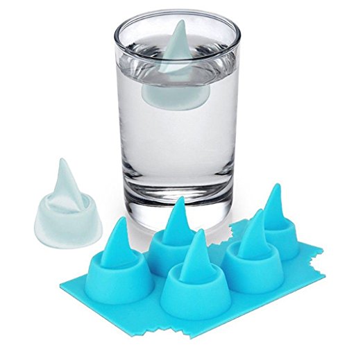 Novelty Silicone Diy Mould Shark Fin Chocolate Jello Mould Mold Ice Cube Tray Tool Freeze Maker 2 Pack From Kasimo #TOP6