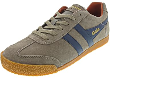 Image of Gola Equipe Suede - Sneakers for Men - Contrasting Wingflash - Heel Return - Durable Cupsole - Low Silhouette