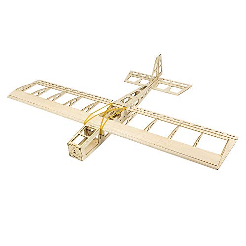 Balsa Wood Airplane R03 STICK-06 Model Aircraft, 580mm Wingspan Unassembled Flying Model Aircraft to...