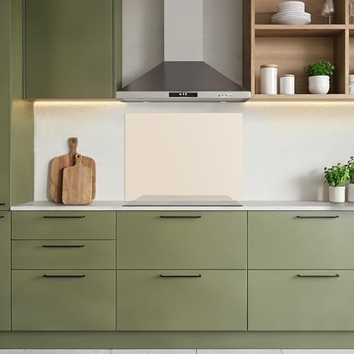 Antisalpicaduras cocina beige 50x70 adhesivo vinilo protector solido 6
