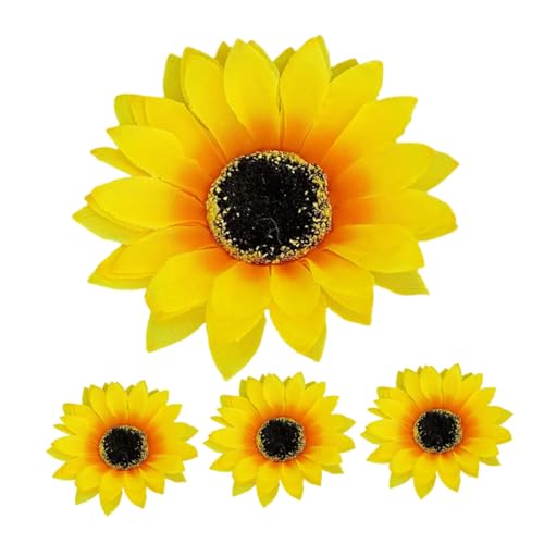 Pinces à cheveux hawaïennes tournesol pour coiffure été bohème et accessoire plage