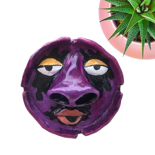 Décorations de table amusantes – Cendriers de table en résine à gros nez, ornement portable coloré multifonction, décoration d'intérieur mignonne pour la maison, bar, cafétéria, hôtel