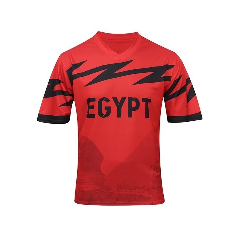 Solastride 2026 Men's Football Jersey National Team Home Jersey Fan Version Soccer Jersey Supports Multiple Teams in Europe/America/Asia/Africa(Egypt,XL)