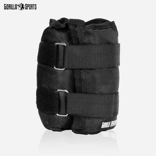GORILLA SPORTS® Gewichtsmanschetten 1–10 kg, 2er-Set, verstellbar – Ansicht 2