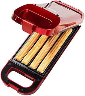 Giles & Posner EK4502G Churro Maker, Freshly Bake Upto 4 Churros At Once With No Oil, Easy Clean Non-Stick Plates, 750W, Preheats In Approx 2 Minutes, Safety Locking Cool Touch Handles