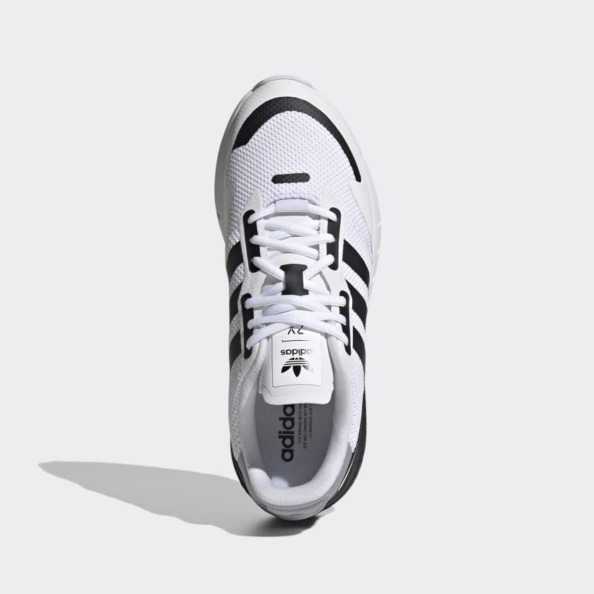 Image of adidas Originals Men's ZX 1K Boost Sneaker, White /Black /Halo Silver, 10.5