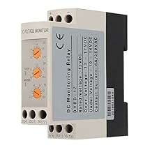 Over-Voltage Under-Voltage Monitoring Relay Circuit Breaker Adjustable Control Module DC 12V/24V/36V/48VDC12V