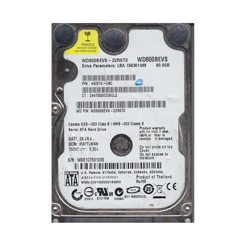 Disco duro interno 2.5 SATA 80GB repara fallos de arranque en portátiles 2