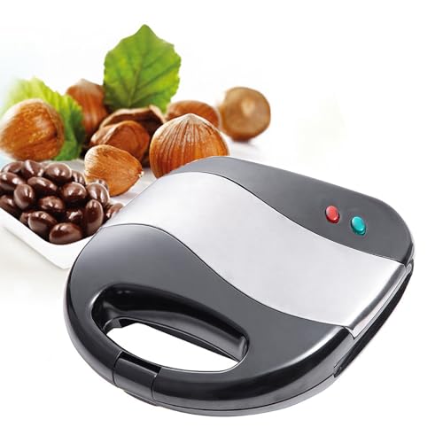 Walnut Cookie Maker, 750W 12pcs Non Stick Cookies Pastry Electric Walnut Cake Maker, Mini Nut Waffle Bread Machine Iron Toaster Baking Breakfast Pan Oven for Cooking