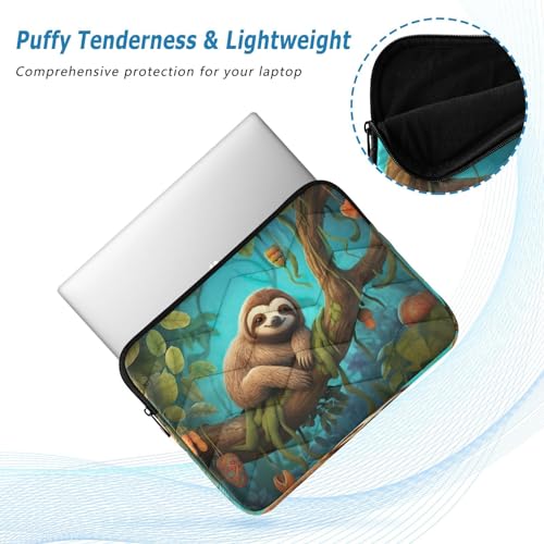 Funda para portátil 13-14 pulg impermeable con diseño perezoso miniatura 5