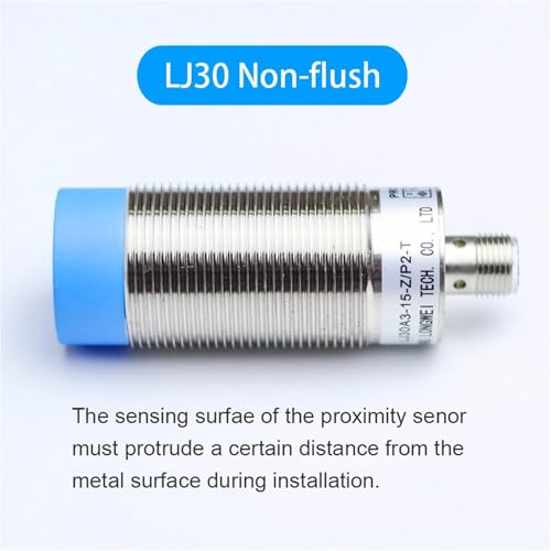 Sensor inductivo NPN NC M30 LJ30A3 para deteccion de metal en automatizacion DC10-30V 4