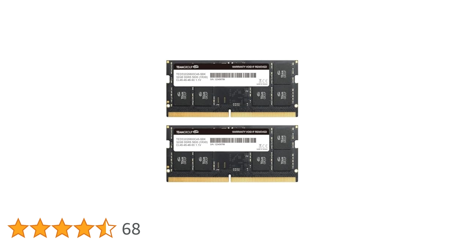 (中古)Teamメモリ SO-DIMM DDR5 5600MHz 16GBx2枚 crucial 16GB DDR5-5600 SO-DIMM x 2枚 - メルカリ