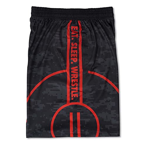 ChalkTalkSPORTS Wrestling Performance Shorts - Wrestling Athletic Shorts - Adult & Youth Sizes2