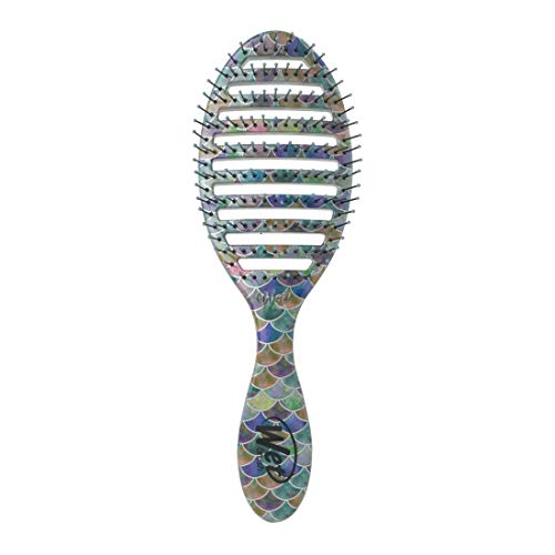 Wet Brush Speed Mermeaid - Tail Print - Exclusive Ultra-soft IntelliFlex Bristles - Glide Through Tangles With Ease For All Hair Types - For Women, Men, Wet And Dry Hair
