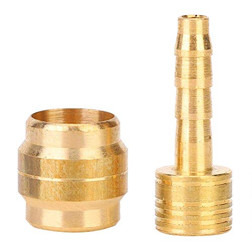 Outbit Inserto de Oliva para Manguera - Juego de Conectores de Manguera con Pasador de Oliva para Aceite de Freno hidráulico de Bicicleta de montaña Adecuado para Magura (un par de Oliva y Pasador)