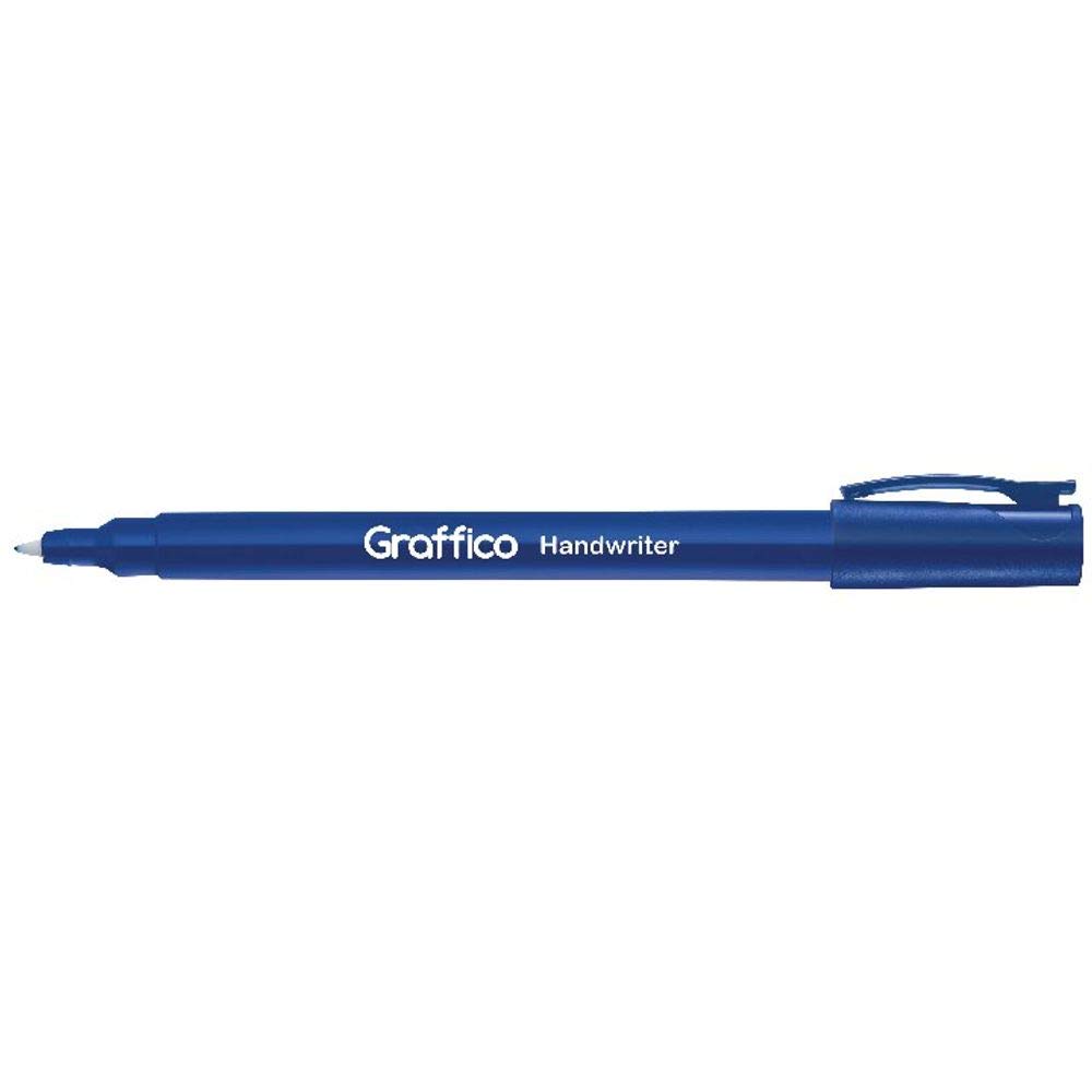 Handwriter Fineliner Pen, Medium Tip, Blue, Pack of 12