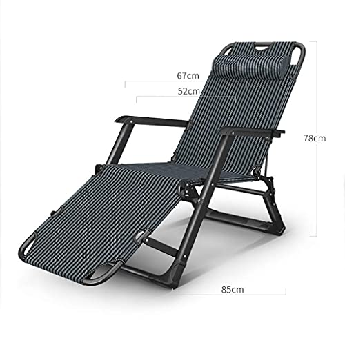 Chaise de Jardin Inclinable à Bascule et Pliante Haute Résistance - 3