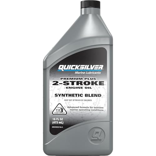 Quicksilver 2-Stroke Premium Plus Synthetic Blend Marine Engine Oil 16oz