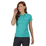 Mangas cortas Regatta Maverick V-Polo Deportivo De Manga Corta Y Tejido De Secado Rápido T-Shirts/Polos/Vests, Mujer, Turquoise, 8