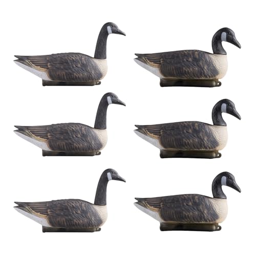 VEVOR Canada Goose Decoys, Outdoors Goose Decoy for Waterfowl Hunting, Durable Plastic Floaters with Ultra Realistic Paint, for Pool, Pond, Lake, Garden Yard Decoration, Easy to Carry and Use, 6-Pack by VEVOR - Used condition - US$53.59