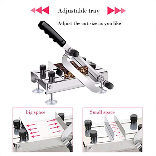 ZWB Allesschneider Edelstahl Manuelle Gemüseschneidemaschine Gefrorenes Rindfleisch Hammelrollenschneidemaschine Cutter… – Bild 3