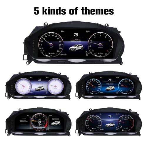 Panel de instrumentos digitales de 12,3" para Mercedes Benz Clase C W204 2011-2014 NTG 4.5 4