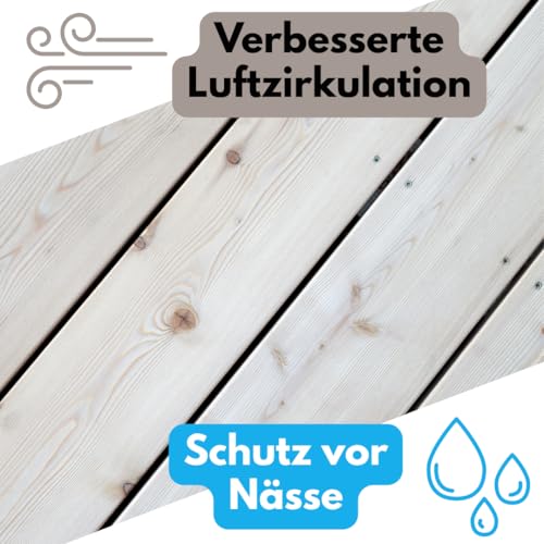 Terrassendielen Abstandhalter hochwertiger Distanzhalter für Terrassendielen Fugenbreite 7 mm 100 Stück