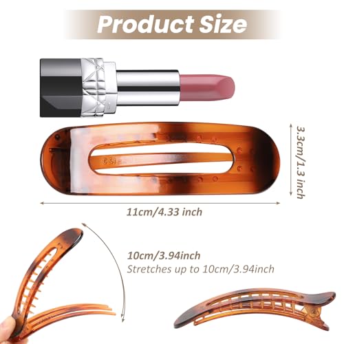 Set de 3 pinzas planas para cabello Sightor miniatura 2