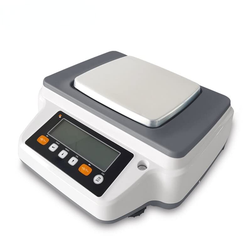 High Capacity Balance, 6200g 0.01g Readability, Large Pan, Fast Weighing Scale