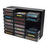 R2D3 Display Rack Compatible with Atari2600 games Retro Gaming 3D printed Organizer & Showcase (Holds 24 games)