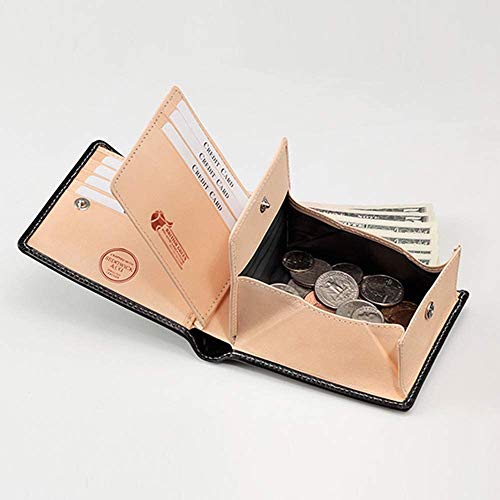 ブリティッシュグリーン『ブライドルレザー二つ折り財布』