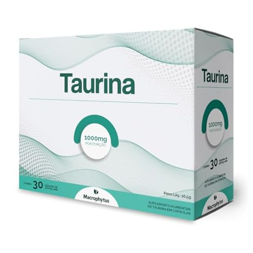 Taurina 30 cápsulas