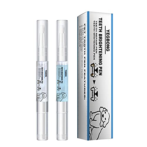 Mona43Henry Caneta de limpeza de dentes para animais de estimação, cães, gatos, dentes, tártaro, den