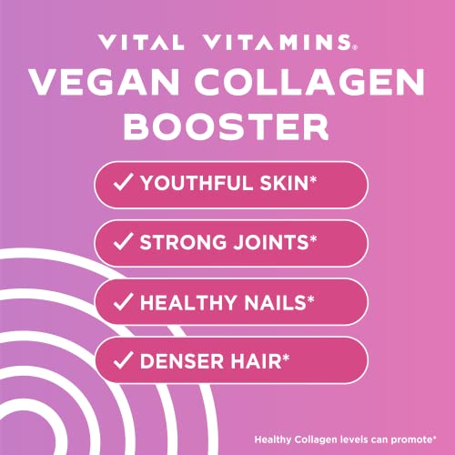 Vital Vitamins VV-VEGAN Collagen Booster - Plant Collagen Supplements thumb #1