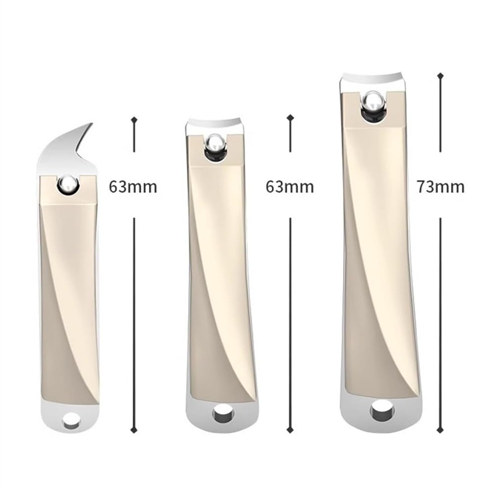 Nagelknipser, professionelles Maniküre-Set, 8-teiliges Nagelknipser- und Pflege-Set, Nagelpflege-Werkzeuge aus Edelstahl mit Reiseetui aus Leder