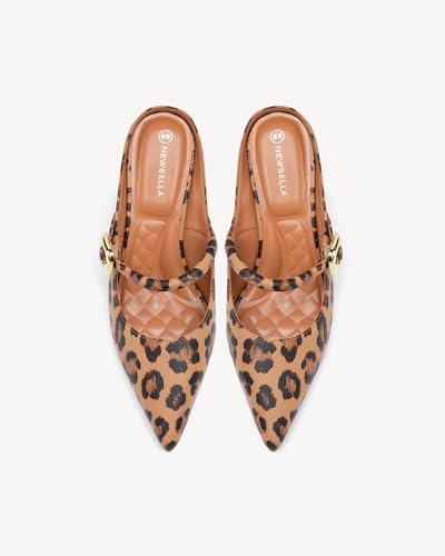 Image of NEWBELLA Women's Pointed Toe Heeled Mules