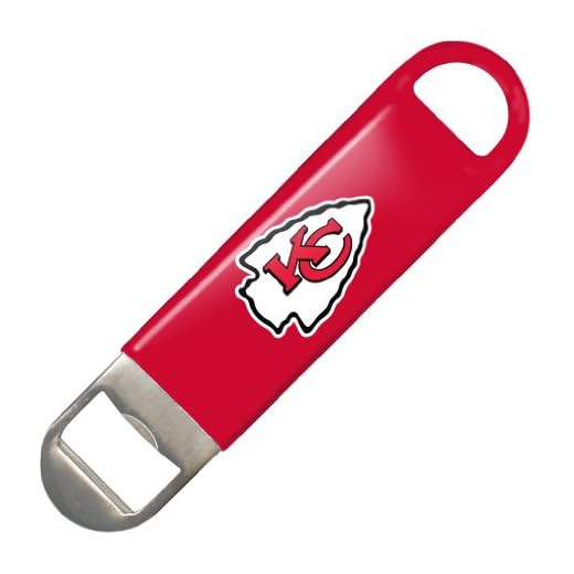 NFL Kansas City Chiefs Vinyl Covered Long Neck Bottle Opener