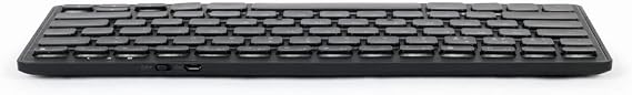 Gembird Wireless Slimline Keyboard with Bluetooth Technology, KB-BTRGB-01-DE