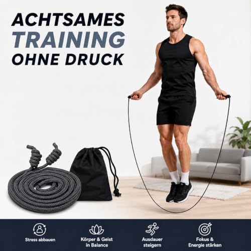 Cuerda de entrenamiento y cardio duradera para optimizar tu coordinación corporal 5