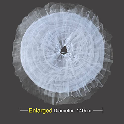 Ieuan Full White Ball Gown Hoops Wedding Accessories Petticoat Underskirt Slips Quinceanera Gown for Wedding Dress2