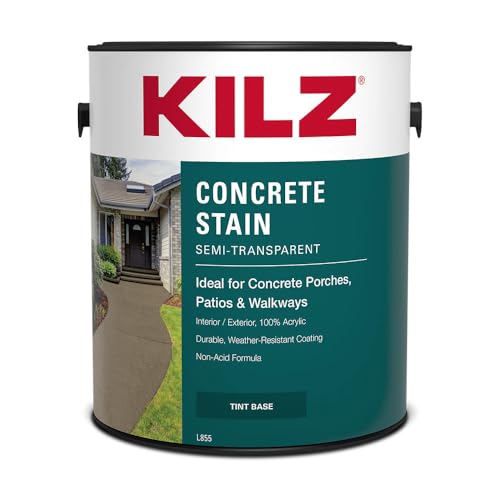 KILZ Semi-Transparent Decorative Concrete Stain, Painted Desert, 1 Gallon miniatura 2