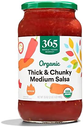 365 by Whole Foods Market, Organic Thick & Chunky Medium Salsa, 35 Ounce