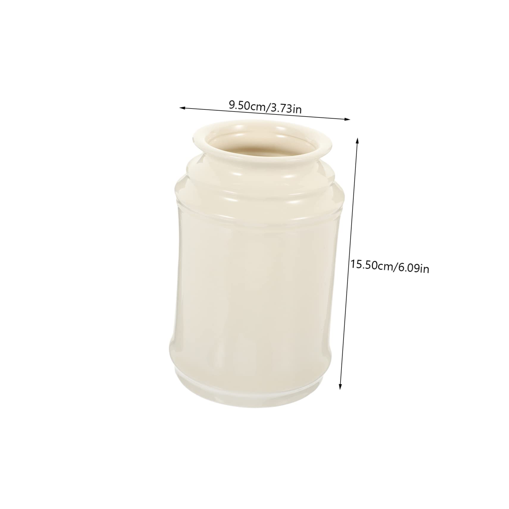ABOOFAN Céramique Blanche Pot à Ustensiles Rangement Pratique, Cuisine