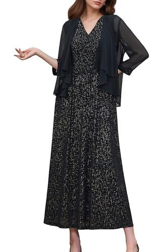 Lesuxa Formal Wedding Guest Dress,Long Cocktail Dress for Vacation and