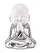 Produktbild Widdop HESTIA HE1676 Baby-Buddha, Silber, Weiß, Zen-Geschenk, Ornament, Hände zusammen