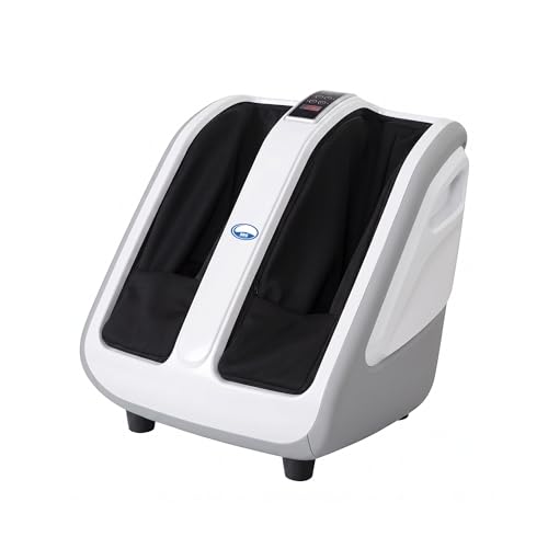 Image of ARG AROGYA Leg, Foot & Calf Massager with Air Compression, Roller & Heating | 3 Intensity Levels & 3 Modes | Air Bag Foot, Leg Massager for Pain Relief, Relaxation & Better Blood Circulation (White)