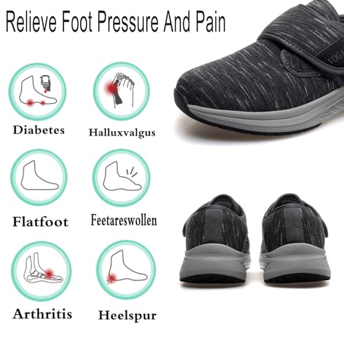 Diabetic Shoes for Men Walking Orthopedic for Swollen Feet | Foot Pain Relief3